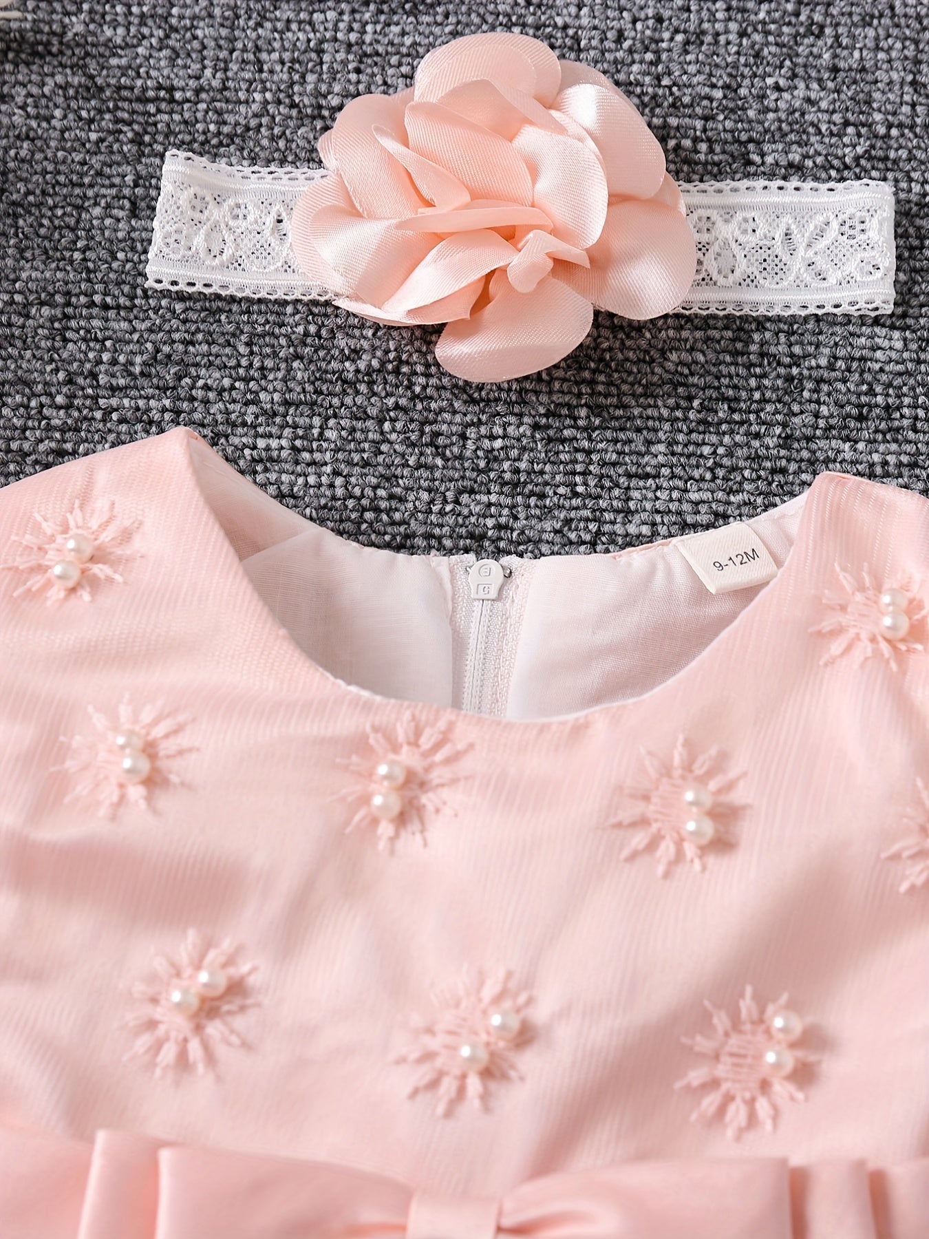 Baby Girl Casual Dress Fluter Sleeve Layered Belted Tutu Dress