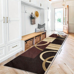 Modern 2'X10' Runner Rugs Laundry Room Rug Non Slip Machine Washable