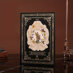 Vintage Literary Hand Account Books with 3D Cover Pages