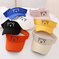 Kids Sun Visor Hat Travel Baby Hat Sun Peaked Hat