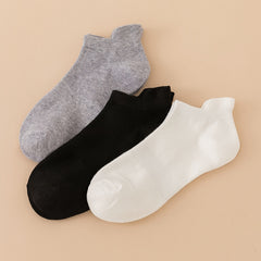3 Pairs Soft Ankle Socks Lightweight Low Cut Women's Stockings & Hosiery