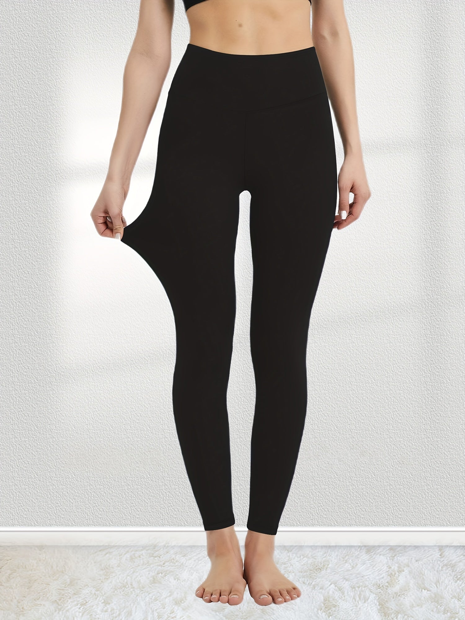 Fleece High Waist Sports Leggings Soft Warm Leggings Women