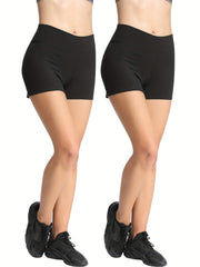 Women's Activewear Solid High Waist Sexy Yoga Shorts