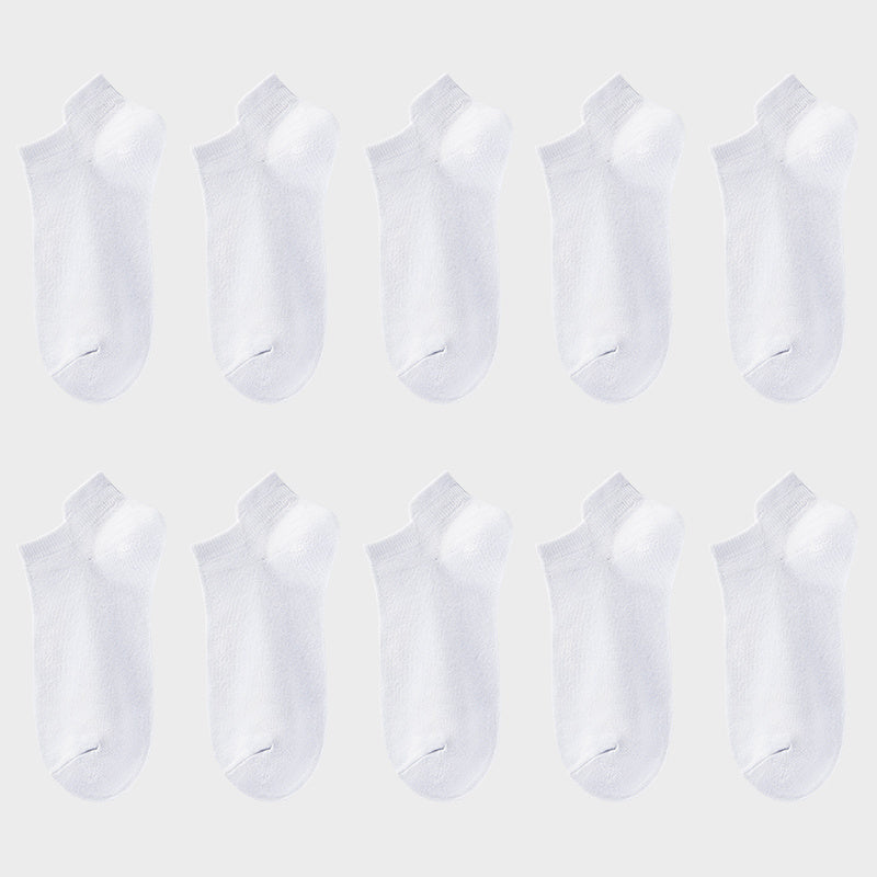 10 Pairs Candy Ankle Socks Low Cut Women's Stockings