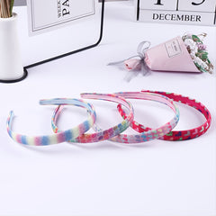 Glitter Thin Headbands for Girls Sparkly No Slip Hairbands