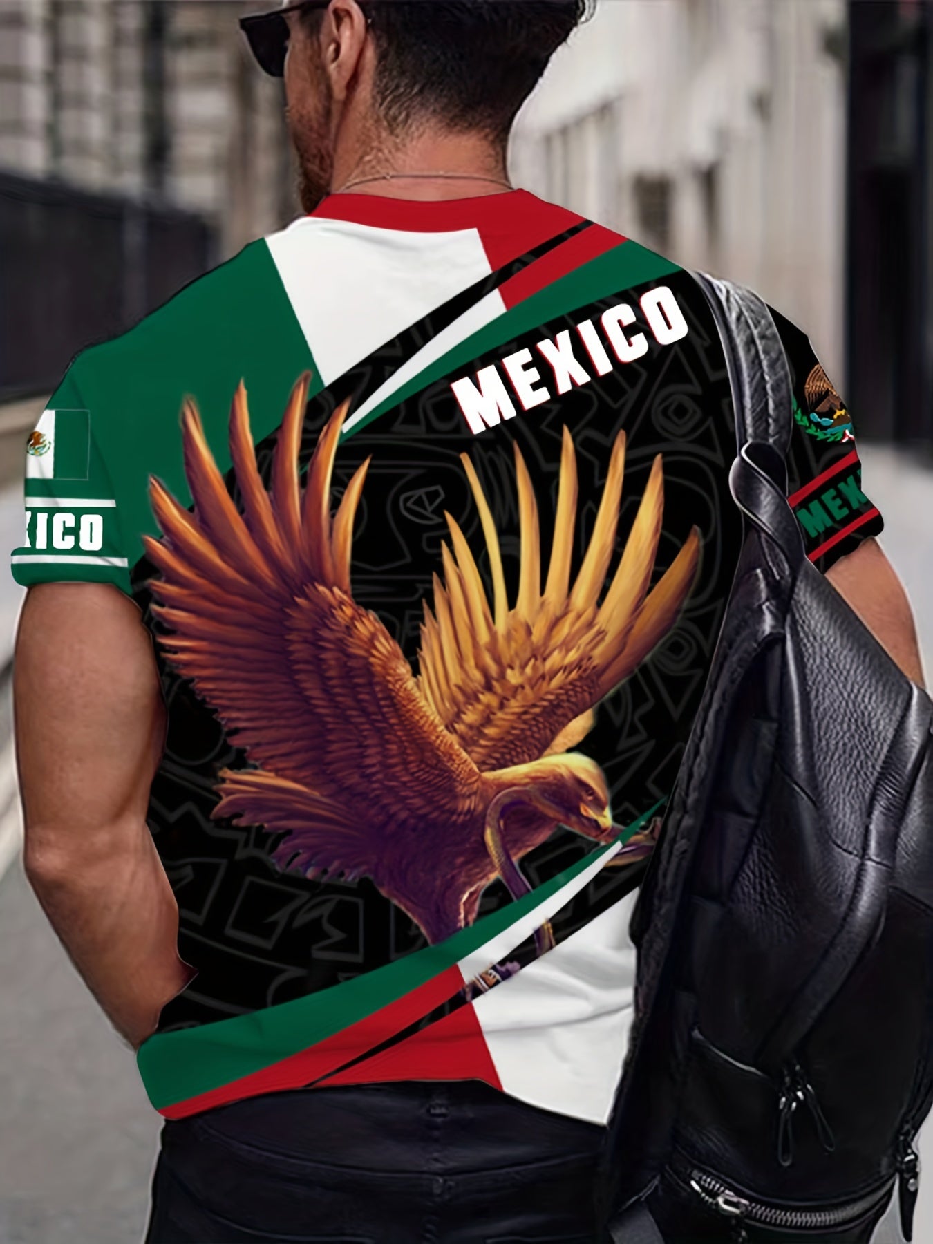 MEXICO Chicken 3D Print Men's Comfy T-shirt Graphic Tee