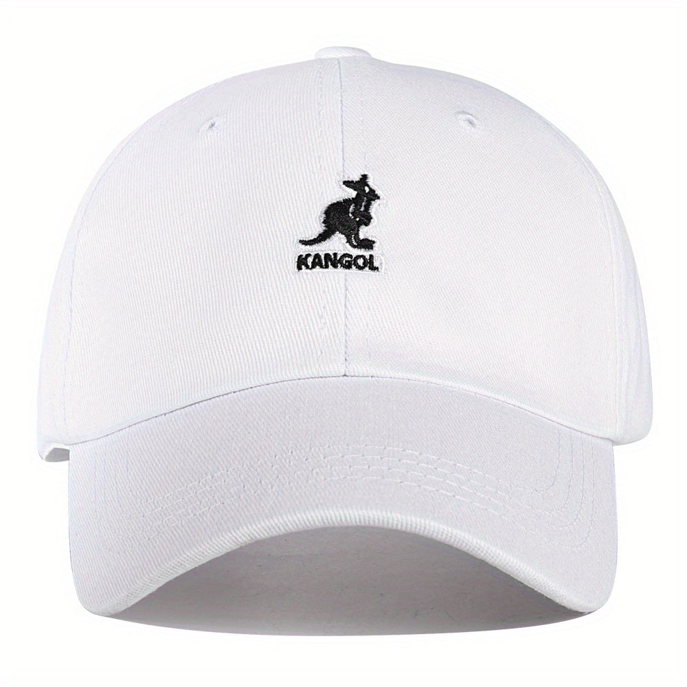 1pc Unisex Animal Embroidered Plain Baseball Cap for Couple Dad