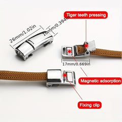 Magnetic Elastic No Tie Sneaker Laces - 1 Pair