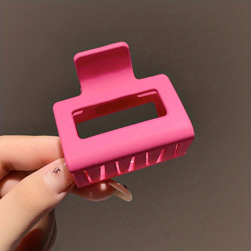 Pink Plastic Hair Clip Claw Clips Decorative Hair Accessories For Girls