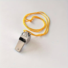 Referee Whistle Stainless Steel Soccer Football Basketball Training