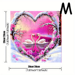 Love Swan Hot Wooden Puzzle - Ages 3+ - Hell Difficulty - Gift Box