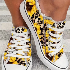 Women's Flag Pattern Canvas Shoes Independence