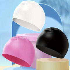 Waterproof Silicone Swimming Cap for Ear Protection