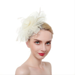 Women's Organza Church Kentucky Derby Bridal Wedding Hat