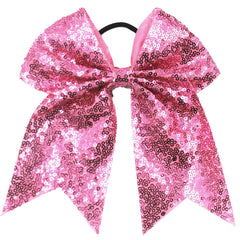 Cartoon Sequin Bow Hair Ties, Girls Hair Accessories, Holiday Gift