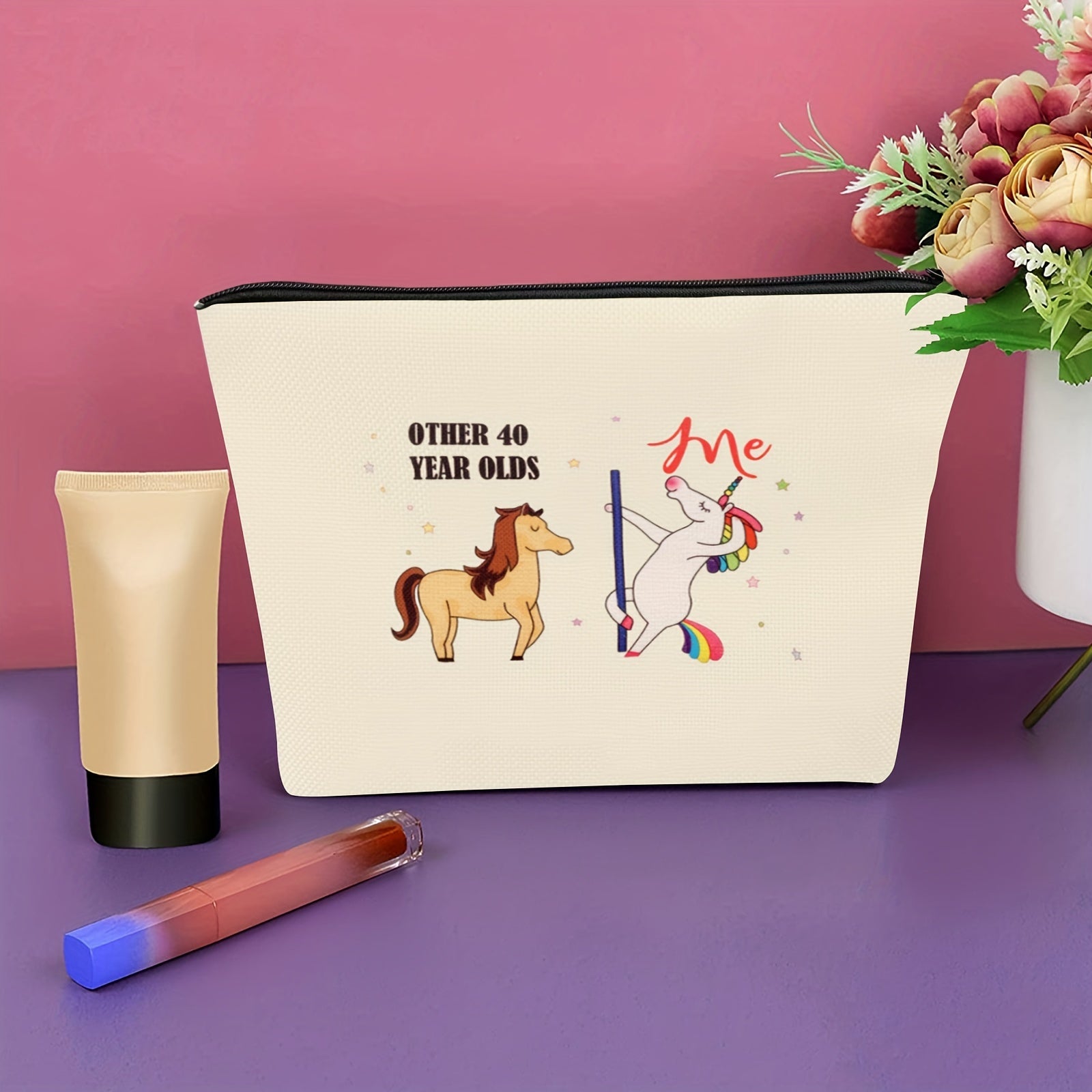 40th Birthday For Women 1983 Makeup Bag