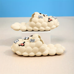 Men's Golf Ball Massage Slides Spa Slippers