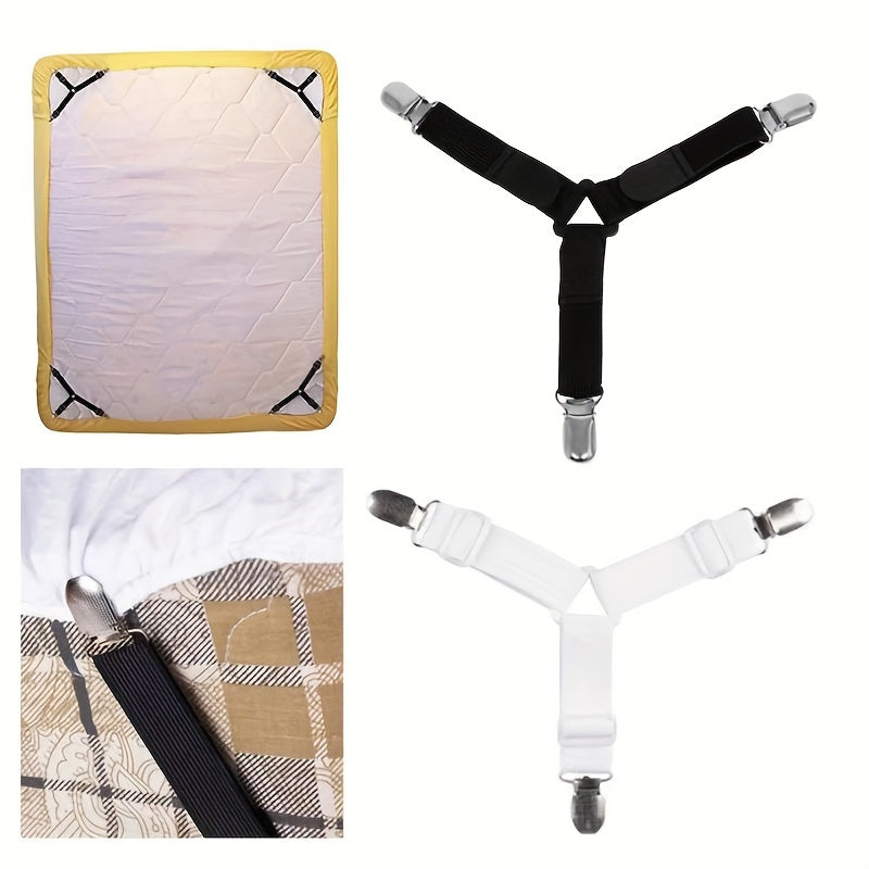 Adjustable Triangle Bed Sheet Holders Clips