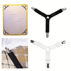 Adjustable Triangle Bed Sheet Holders Clips
