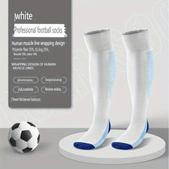 Men's Knee High Football Socks Thick Padded Anti Slip Soccer Socks
