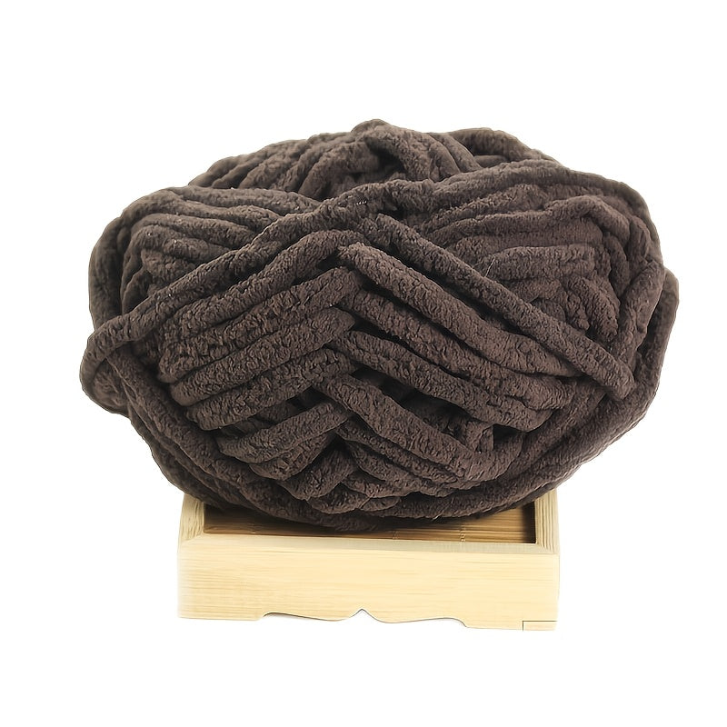 2pcs 100 Polyester Chenille Yarn High For Knitting Hats Scarves Coats