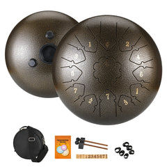 30 48 Cm 13 Note Steel Tongue Drum Handpan in C Key