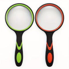 Handheld Magnifying Glass 10X Real Glass Lens