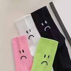 8 Pairs Cartoon Print Socks Women's Stockings