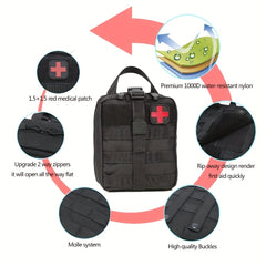 Emergency First Aid Waist Pack Molle Rip Away for Hiking Camping Cycling