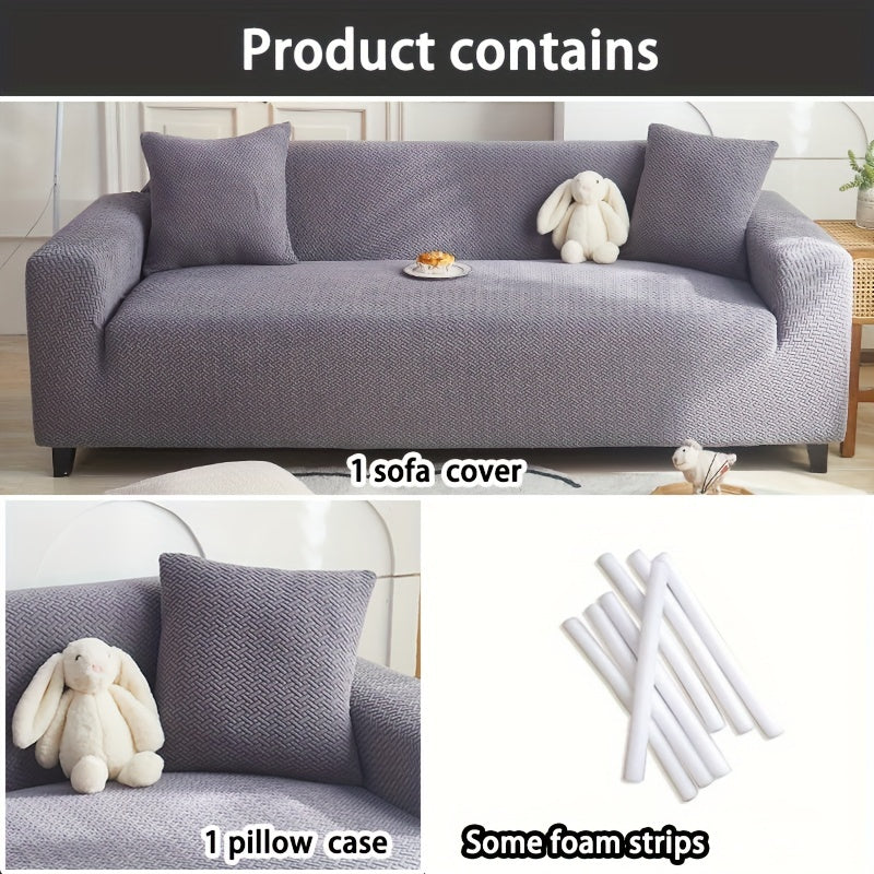 Elastic Sofa Slipcover Anti-slip Couch Cover Universal Furniture Protector
