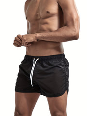 Men's Active Beach Shorts Quick Dry Sports Athletic Shorts With Pockets