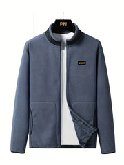 Cozy Plush Fleece Jacket Men's Winter Coat