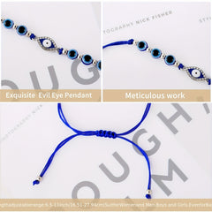 12pcs Evil Eye Beaded String Bracelets Red String Evil Eye Bracelet