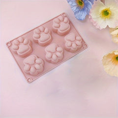 Cat Claw Silicone Mold Candle Soap Drop Glue Mold