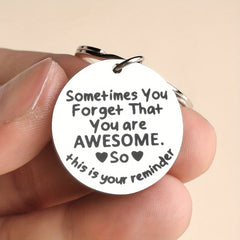 Personalized Motivational Keychain for Boys