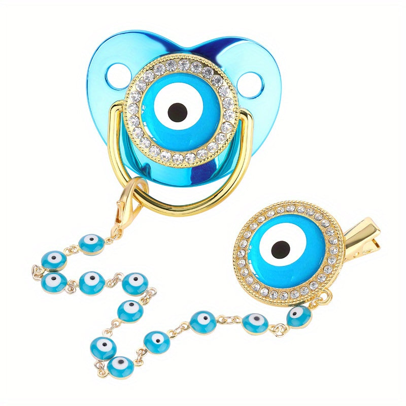 Blingbaby Evil Eye Newborn Pacifier Baby Diamond Demon Soother