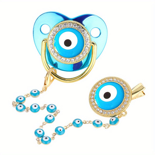Blingbaby Evil Eye Newborn Pacifier Baby Diamond Demon Soother