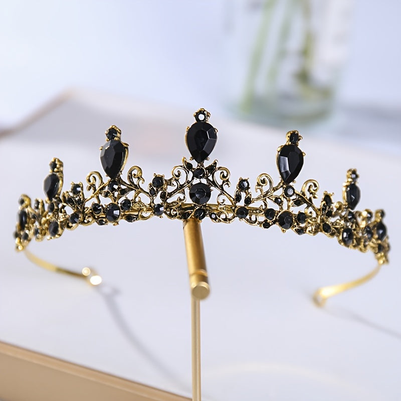 Rhinestone Baroque Crown Hairband Headband Party Favor Decorations