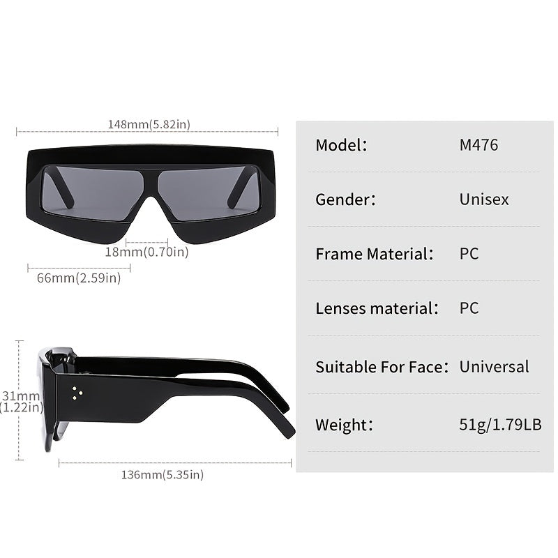 Vintage Classic Rectangle Sunglasses Women Unique Small Size Square Shape