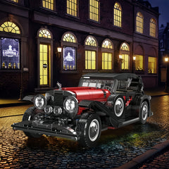 2000pcs Retro Sports Car Building Blocks Set High Detail Model Toy for Adults
