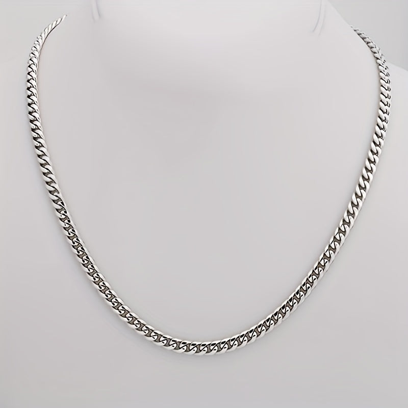 Hip Hop Street Style Chain Stainless Steel Necklace Boys Gift