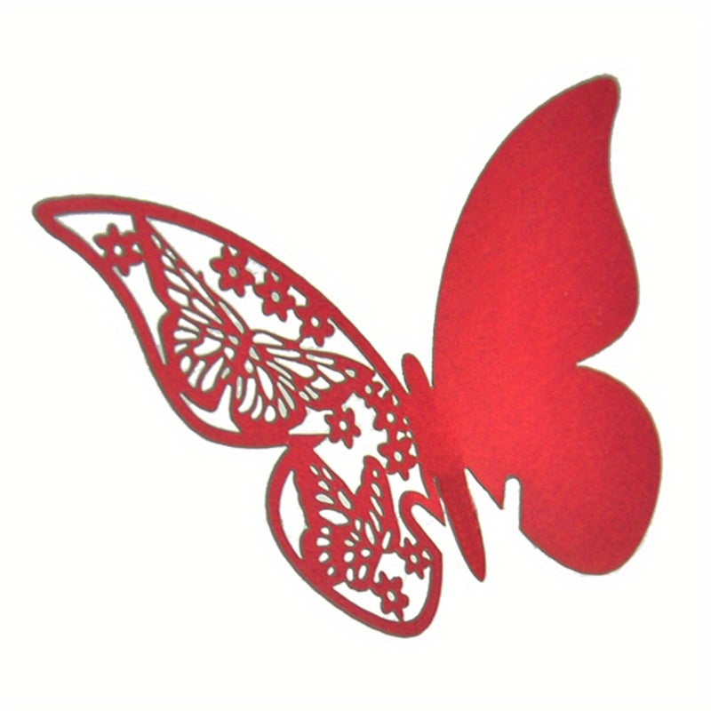 50pcs Butterfly Table Mark Wedding Party Place Cards