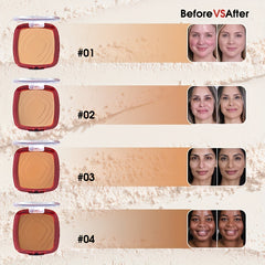 Matte Pressed Powder Foundation 24H Fresh Wear Control Matte Foundation