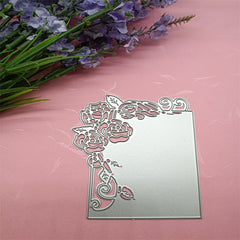 Rose Lace Greeting Card Cutting Die for DIY Scrapbooking