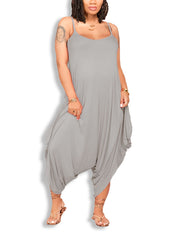 Women's Backless Spaghetti Strap Romper Jumpsuit