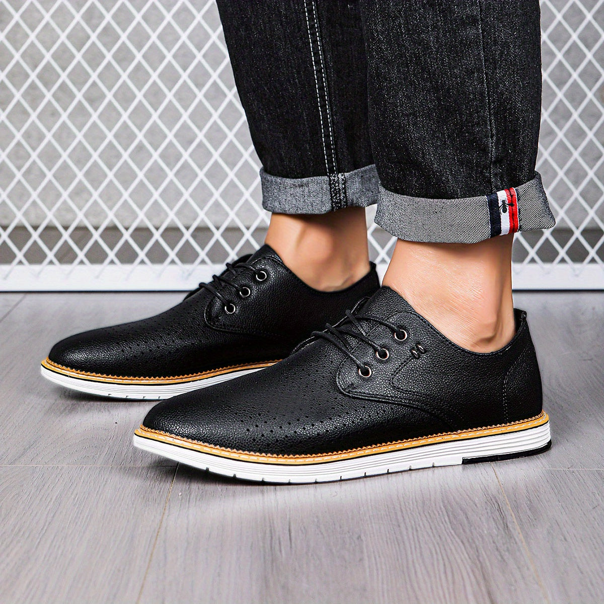 Men's Lace Up Comfy Casual Shoes