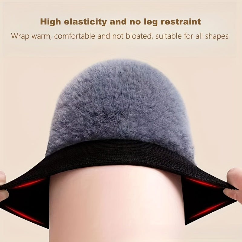 Thickened Rabbit Fur Knee Pad Warm Knitted Knee Pad Autumn And Winter