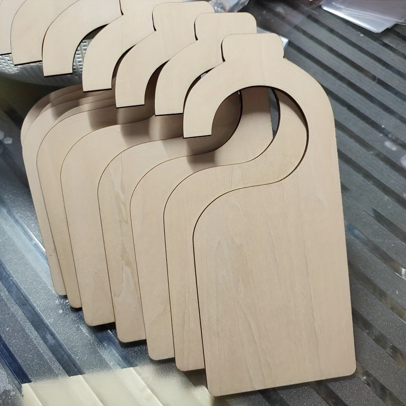 14pcs Wooden Door Handle Hanging Signs Clothes Spacer Signs