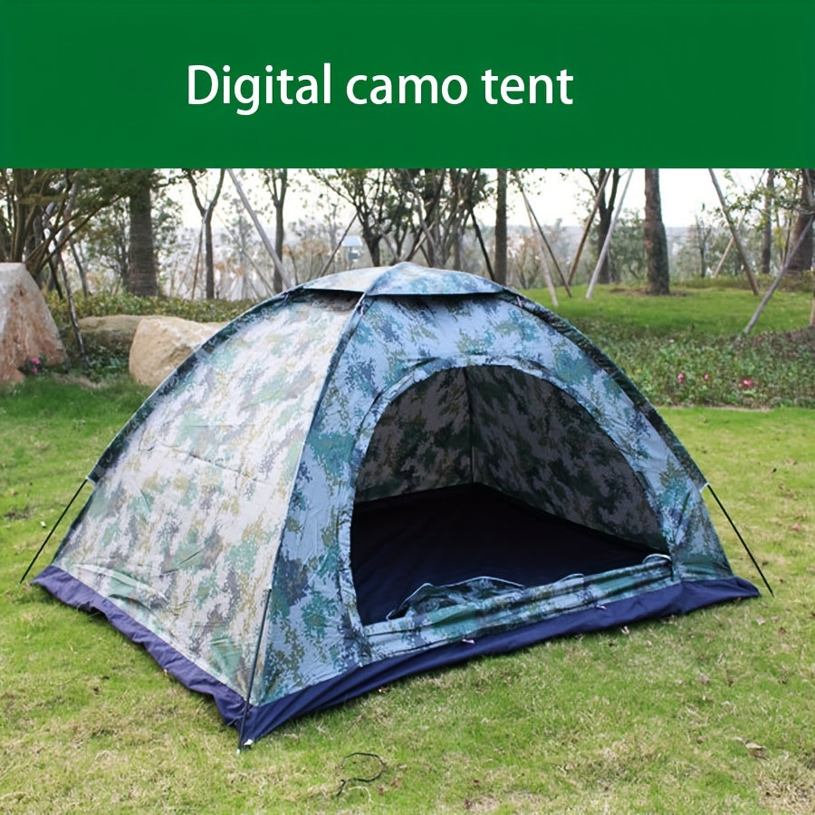 Waterproof Camouflage Tent UV Protection for Outdoor Camping