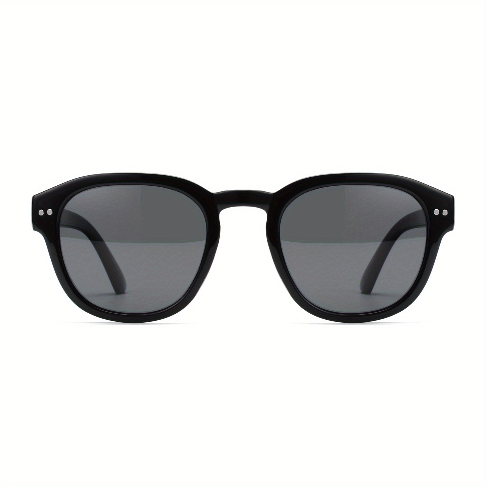 Retro Round Polarized Sunglasses For Men UV400 Protection